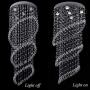 Modern Crystal Chandelier Lighting Flush Mount Ceiling LED Lamp for Dining Room Bedroom Living Stairway Hallway Lamps