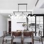 Branch Firefly G4 Chandeliers Light,Artistic Creativity Living Room Shop Light Fixture Chandelier,Romantic Warm Pendant Light Lamp Black Frosted