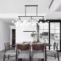 Branch Firefly G4 Chandeliers Light,Artistic Creativity Living Room Shop Light Fixture Chandelier,Romantic Warm Pendant Light Lamp Black Frosted