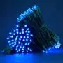 Blue Wide Angle LED Christmas Lights, 66 Ft 200 LED UL Certified Commercial Grade 5mm Holiday String Light, End to End Connectable Indoor & Outdoor Green Wire Lights Set (Blue) Blue Wide Angle LED Christmas Lights, 66 Ft 200 LED UL Certified Commercial Grade 5mm Holiday String Light, End to End Connectable Indoor & Outdoor Green Wire Lights Set (Blue)