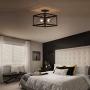 KDG Flush Mount Ceiling Light Fixture Semi Industrial Black 4 Lighting Fixtures for Hallway Entryway Passway Dining Room Bedroom Balcony Living Room KDG Flush Mount Ceiling Light Fixture Semi Industrial Black 4 Lighting Fixtures for Hallway Entryway Passway Dining Room Bedroom Balcony Living Room