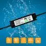 Outdoor Dimmer for String Lights, Bomcosy 360 Watts Wireless Remote Control Dimmer 50Ft Distance, Multifunctional Dimmer for Dimmable LED String Lights and Incandescent String Lights, 2 Prong Plug