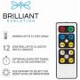 Brilliant Evolution LED Puck Light 3 Pack with Remote | Wireless LED Under Cabinet Lighting | Under Counter Lights for Kitchen | Battery Operated Lights | Under Cabinet Light | Battery Powered Lights