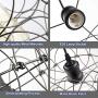 Deformable Globe Pendant Light Fixture 2 Pack, DIY Multi Shapes Chandelier Light Fixture, Farmhouse Black Metal Wire Cage Hanging Light for Dining Room Kitchen Island Living Room Hallway Entryway