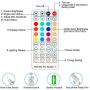 Alexa LED Strip Lights 65.6ft, LUMAND Smart WiFi RGB Light Strips with App and Remote Control,Music Sync Color Changing Light Kit for Bedroom Home Party Decoration