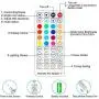 Alexa LED Strip Lights 65.6ft, LUMAND Smart WiFi RGB Light Strips with App and Remote Control,Music Sync Color Changing Light Kit for Bedroom Home Party Decoration