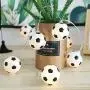 LED String Light, Home Decoration Fairy Light String Light, Football Soccer Shaped Fairy Lights for Garden Home Easter Carnival Parties(Multicolor)
