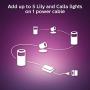 Philips Hue Lily White & Color Outdoor Smart Spot light Extension (Hue Hub & Power Source required), 1 Hue White & Color Smart Spot light + mount kit, Works with Alexa, HomeKit & Google Assistant