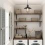 KSANA Industrial Pendant Lighting for Kitchen Island, Mini Cage Hanging Light Fixture for Dining & Living Room, Foyer Bedroom and Entryway
