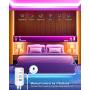 70 ft LED Lights with Remote, App Control Sound-Responsive Luces LED Strip Lights SMD 5050 RGB LED Strips LED Lights for Bedroom, Room Decor, Dorms, Night Light for Kids (2 x 35 ft APP+ Remote+ Mic)