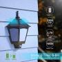 Solar Lights Outdoor Decorative - ALOVECO 2 in 1 Solar Wall Sconce, Solar Torch Lights with Flickering Flame, 87 LEDs Solar Motion Case of 2 Packs