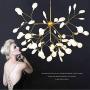 Modern Firefly Chandeliers, Sputnik Firework Chandelier with 27/36/45/54/63 G4 Blub, LED Ceiling Light Island Chandelier Fixture for Dining/Living Room, Study, Bedroom (63 Heads)