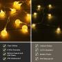 Battery Operated String Lights USB Powered 16 Colors Globe LED Fairy String Lights with Timer & Memory Function, Indoor& Outdoor String Lights with Remote for Bedroom Camping Christmas Patio Balcony