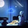 Cloud &Lightning Bolt Neon Lights, Decorative and Creative LED Neon Wall Signs for Bedroom Kids Room Beer Bar Birthday Party Childrens Gift and Festivals
