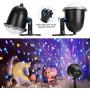 Star Projector, Night Light Projector for Kids, Indoor Outdoor Holiday Projector Lights with Remote Control, Waterproof LED Projector Landscape Light for Bedroom Garden Wedding Party Christmas Gift