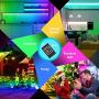 65.6ft/20M Led Strip Lights, Long Smart Music Sync 5050 RGB Color Changing Light Strip Bluetooth APP/IR Remote/Switch Box Control Rope Lights LED Lights for Bedroom,Party,Home Decoration,Festival