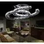 LAKIQ LED Crystal Flush Mount Ceiling Lighting Fixture Modern Living Room Bedroom Close to Ceiling Light with Sparkling Crystal Beads(11’’, White Light) LAKIQ LED Crystal Flush Mount Ceiling Lighting Fixture Modern Living Room Bedroom Close to Ceiling Light with Sparkling Crystal Beads(11’’, White Light)