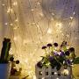 LED String Lights, 100LED 30V Plug in Fairy String Lights with 8 Modes for Indoor and Outdoor Party Wedding Home Patio Lawn Garden Supplies (Warm White)