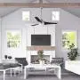 Honeywell Ceiling Fans 50195 Rio 54'' Ceiling Fan with Integrated Light Kit and Remote Control, Brushed Nickel