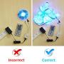 Ellercy Led Strip Lights 16.4ft,5050 RGB Light Strips Kit with Keys Remote