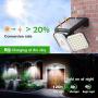 Solar Lights Outdoor, 112 LED 800LM Wireless Motion Sensor Solar Floor Security Lights Outdoor, 3 Night Mode IP65 Waterproof Outside Lights for Garden Yard Pathway Garage, 2 Pack