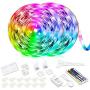Led Strip Lights, Super Bright RGB 32.8ft/10M 24V Color Changing Led Strip Lights with 44 Keys RF Remote Controller for Bedroom Room TV Party Wedding