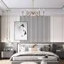 Sivilynus Brushed Brass 6 Lights Contemporary Chandelier Farmhouse Ceiling Hanging Light Fixture for Dining Room Living Room Bedromm Foyer