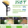 Solar Spotlights Outdoor 22 LED Waterproof Landscape Spot Light Auto On/Off Flood Lamp for Garden Yard Patio Lawn Garage Driveway
