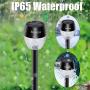 Solar Outdoor Lights Pathway, Solar Garden Light, Waterproof Sun Powered Landscape Lighting Kit for Yard, Lawn, Patio 8 Pack