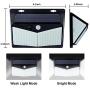 Solar Security Lights Outdoor208 LED,270° Wide Angle Lighting Solar Motion Sensor Lights Outdoor,IP65 Waterproof Wireless Solar Flood Lights with 3 lighting Modes,for Garden Fence Patio Garage(2 pack)