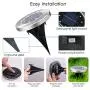 Solar Ground Light Outdoor,Warm Disk Light LED Solar Garden Path Lightst Waterproof Sidewalk Lights Solar Powered Landscape Lighting for Lawn Patio Pathway Yard Deck Walkway Flood Lights (8 Packs）