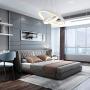 Pendant Light,ROYAL PEARL Modern Chandelier Flush Mount Led Pendant Lamp for Living Room Bedroom Office 2 Rings