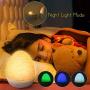 Star Night Light for Kids, Universe Night Light Projection Lamp, Ocean Night Light Projection Lamp, SUPERDANNY 360° Rotating Colorful Adjustable Brightness LED Lamp for Bedroom-6 Sets of Film