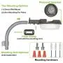 LED Barn Light 80W, 10400lm Dusk to Dawn Area Light with Photocell, IP65 Waterproof 5000K Daylight Outdoor Security Floodlight for Yard, Garden, Garage, Bronze, ETL Listed