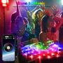 50 Feet Led Strip Lights , Gusodor Smart Led Lights for Bedroom Music Sync Rope Lights Flexible DIY Led Light Strips Color Changing with 40 Key Remote App Control Tape Led Light for Party Home
