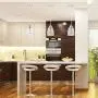 Gruenlich Pendant Lighting Fixture for Kitchen and Dining Room, Hanging Ceiling Lighting Fixture, E26 Medium Base, Metal Construction with Clear Glass, Bulb not Included, 2-Pack (Nickel Finish)