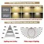 Deitybless 8 Pack E12 Flame Bulbs LED Candelabra Light Bulbs, 1.2 Watt Warm White Chandelier Bulbs, 1800k Candle Light Bulbs, Flame Tip for Christmas Party Decor