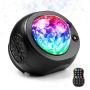 RYBPVC Star Projector Night Light, Skylight Projector Nebula Galaxy LED Light with Bluetooth Music Speaker Ocean Wave for Bedroom/Game Rooms/Home Theatre, Valentine Gift for Girlfirend/Boyfirend