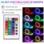 Led Strip Lights 16.4 Feet, CT CAPETRONIX 5050 RGB Led Lights Strip with Remote Control, 150 LEDs 12 Volt Led Lights for Bedroom TV Backlight Room Ceiling Kitchen Multicolor Decoration