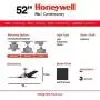 Honeywell Ceiling Fans 50195 Rio 54'' Ceiling Fan with Integrated Light Kit and Remote Control, Brushed Nickel