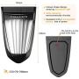 QWOO Decor Solar Lights Outdoor, Front Door Wall Light IP64 Waterproof Dust to Dawn Security Lights for Outdoors House Door Lights(2 Packs)