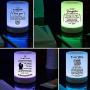 Personalized Night Light for Man, Engraved Touch Table Lamp for Bedrooms Living Room with Bluetooth Speaker, Changing RGB Outdoor Table Lamp, Perfect Valentines Christmas Gifts for Man