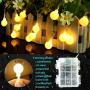 AMARS Christmas LED Globe String Lights Battery Operated with Remote Timer Bedroom Party Decorative Fairy Lights for Christmas Tree, Indoor, Outdoor (16.4ft, Warm White)