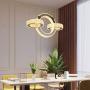 Modern Chandelier Crystal Ceiling Light LED Dimmer Bulbs Lighting Fixtures for Dining Room,Restaurant,Kitchen Island Fixtures Chandeliers