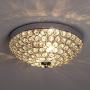 FERWVEW Modern 2 Lights 11.8'' Flush Mount Crystal Ceiling Light Fixtures, Chrome Elegant Sparkling Bowl Shape Chandeliers Ceiling Lamp for Bedroom Living Room Kitchen Hallway Dining Kids Room FERWVEW Modern 2 Lights 11.8'' Flush Mount Crystal Ceiling Light Fixtures, Chrome Elegant Sparkling Bowl Shape Chandeliers Ceiling Lamp for Bedroom Living Room Kitchen Hallway Dining Kids Room