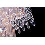 Saint Mossi Chandelier Modern K9 Crystal Raindrop Chandelier Lighting Flush mount LED Ceiling Light Fixture Pendant Lamp for Dining Room Bathroom Bedroom Livingroom 12G9 Bulbs Required H10 X W16 X L16