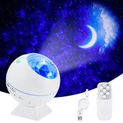 Star Projector, OxyLED Galaxy Light Projector with Moon, LED Nebula Cloud, 43 Color Effects Night Light Projector with Remote Control for Bedroom,Ceiling, Car, Gift for Christmas,Valentines Day