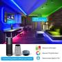 AMBOTHER RGB LED Strip Lights 32.8ft WiFi LED Light Strips Works with Alexa Google Assistant Remote APP Waterproof Dimmable Color Changing Flexible Rope Lights Sync with Music for Bedroom Home Kitchen