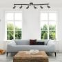 Globe Electric 59376 Grayson 6-Light Adjustable S-Shape Track Lighting, Bronze Color, Oil Rubbed Finish, Bulbs Included Globe Electric 59376 Grayson 6-Light Adjustable S-Shape Track Lighting, Bronze Color, Oil Rubbed Finish, Bulbs Included