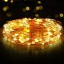 Ariceleo USB LED Fairy String Light, 1 Pack Copper Wire Fairy Lights for Indoor, Bedroom Festival Christmas Wedding Party Patio Decorative Window with USB Interface (16ft./5M,Warm White)